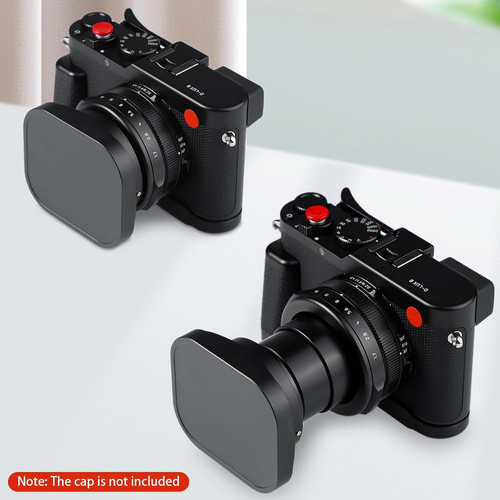 Square metal lens - lens, for