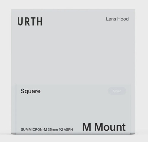 Urth square lens hood - black, m