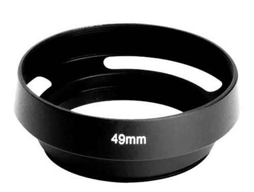 49mm metal tilted - metal, vented