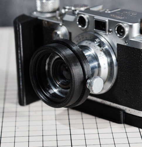 Lens hood for leica elmar - elmar, 5cm