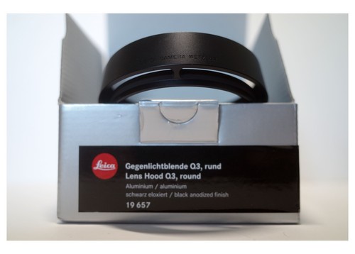 Mint leica round lens - leica, hood