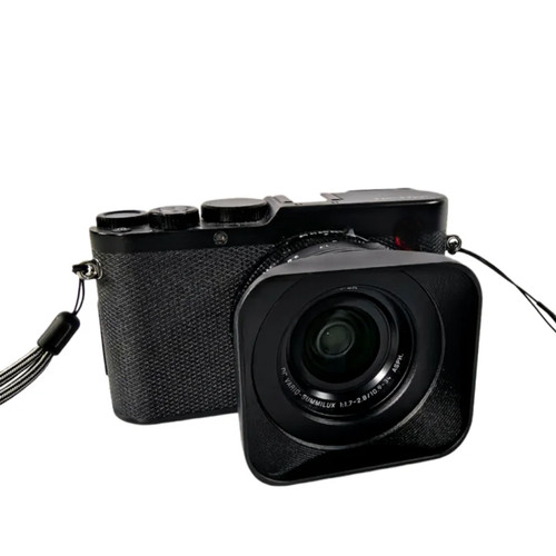 Metal square lens - hood, for