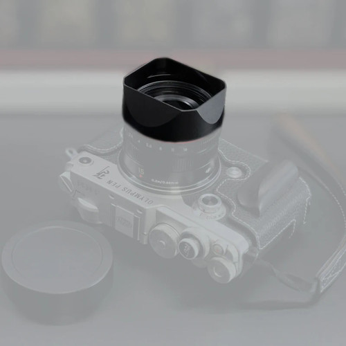 Metal square lens hood - metal, fit