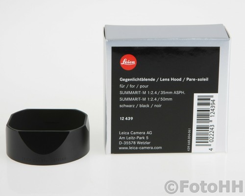 Leica lens hood for - lens,